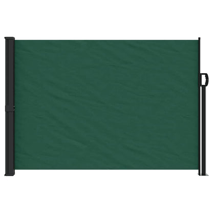 Tenda da Sole Laterale Retrattile Verde Scuro 140x500 cm