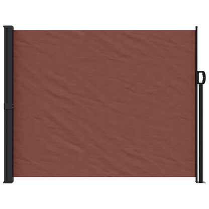Tenda da Sole Laterale Retrattile Marrone 160x500 cm