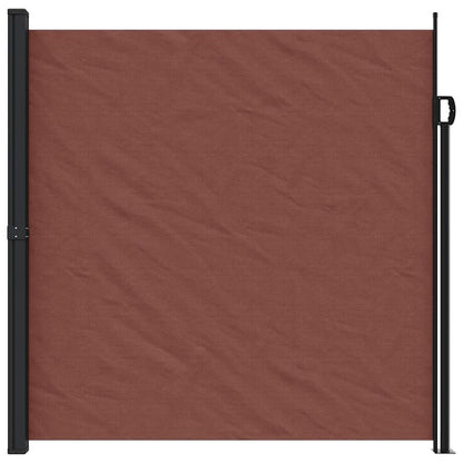 Tenda da Sole Laterale Retrattile Marrone 200x500 cm