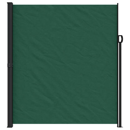 Tenda da Sole Laterale Retrattile Verde Scuro 220x500 cm