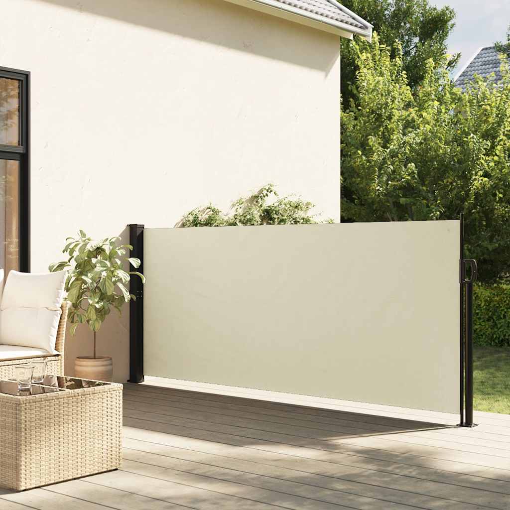 Tenda da Sole Laterale Retrattile Crema 140x600 cm