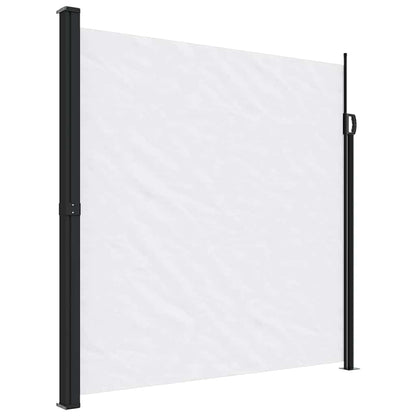 Tenda da Sole Laterale Retrattile Bianco 200x600 cm