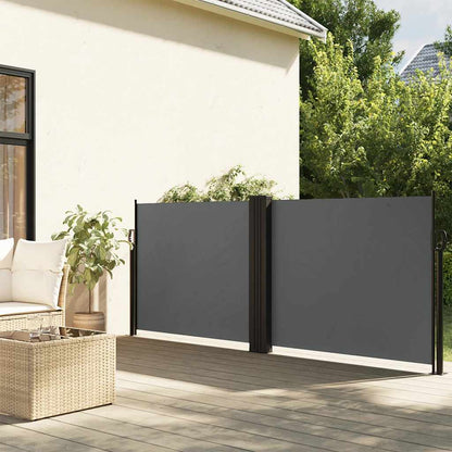 Tenda da Sole Laterale Retrattile Antracite 100x600 cm