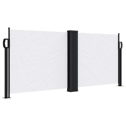 Tenda da Sole Laterale Retrattile Bianca 100x600 cm