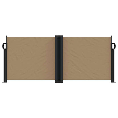 Tenda da Sole Laterale Retrattile Tortora 100x600 cm