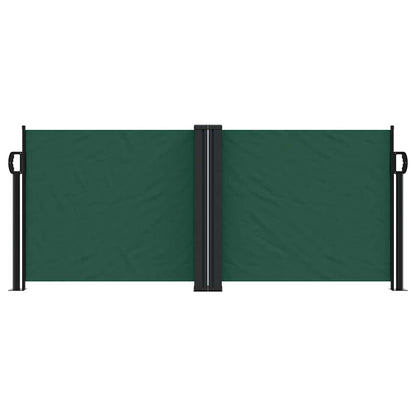 Tenda da Sole Laterale Retrattile Verde Scuro 100x600 cm