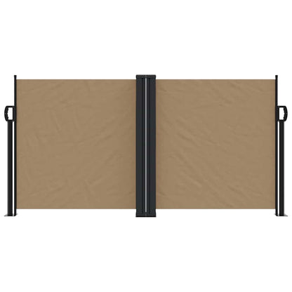 Tenda da Sole Laterale Retrattile Tortora 120x600 cm