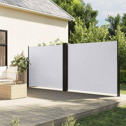 Tenda da Sole Laterale Retrattile Bianco 160x600 cm