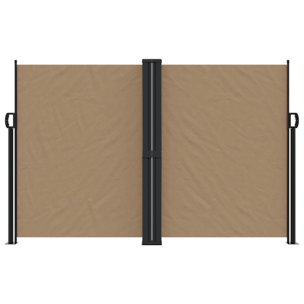 Tenda da Sole Laterale Retrattile Tortora 160x600 cm