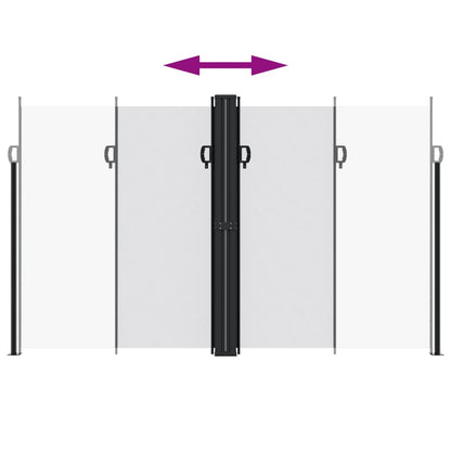 Tenda da Sole Laterale Retrattile Bianco 200x600 cm