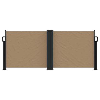 Tenda da Sole Laterale Retrattile Tortora 100x1000 cm