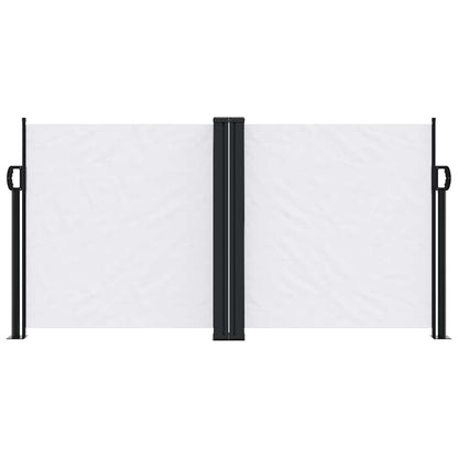 Tenda da Sole Laterale Retrattile Bianca 120x1000 cm