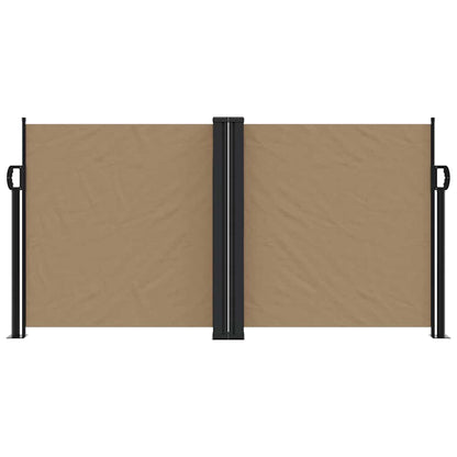Tenda da Sole Laterale Retrattile Tortora 120x1000 cm