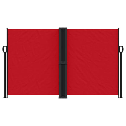 Tenda da Sole Laterale Retrattile Rossa 140x1000 cm