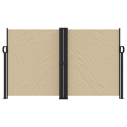 Tenda da Sole Laterale Retrattile Beige 140x1000 cm
