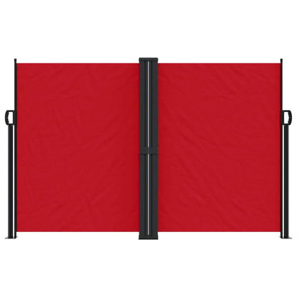 Tenda da Sole Laterale Retrattile Rossa 160x1000 cm