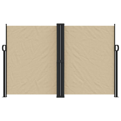 Tenda da Sole Laterale Retrattile Beige 160x1000 cm