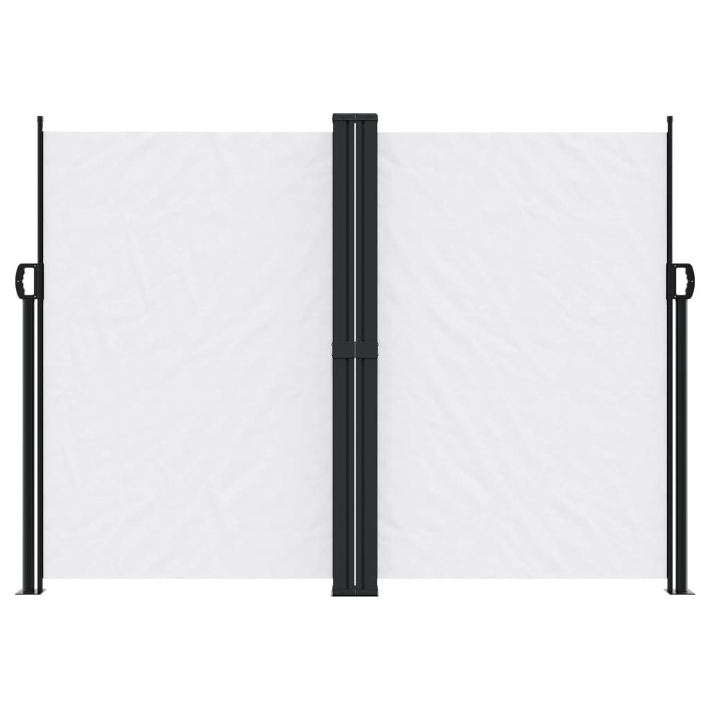 Tenda da Sole Laterale Retrattile Bianco 180x1000 cm