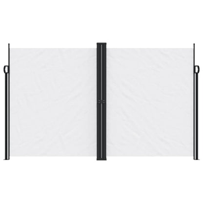 Tenda da Sole Laterale Retrattile Bianca 200x1000 cm