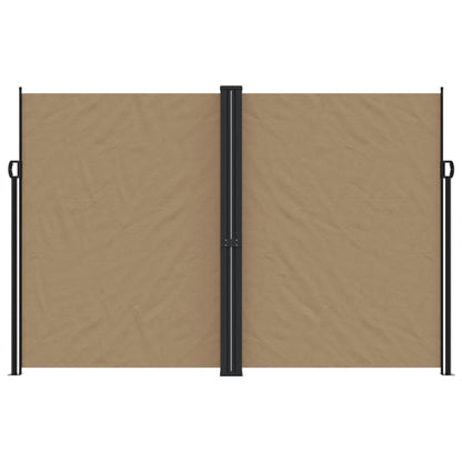 Tenda da Sole Laterale Retrattile Tortora 220x1000 cm