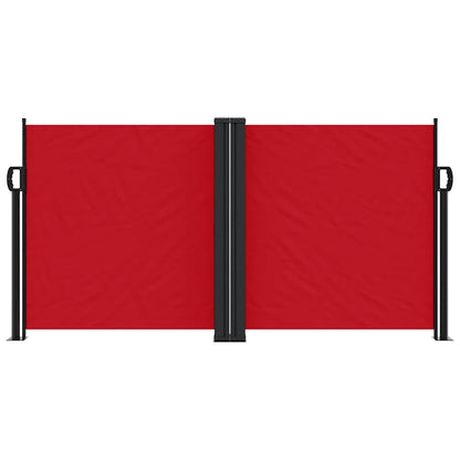 Tenda da Sole Laterale Retrattile Rossa 120x1200 cm