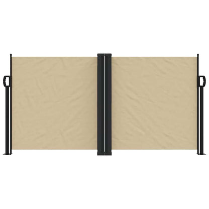 Tenda da Sole Laterale Retrattile Beige 120x1200 cm