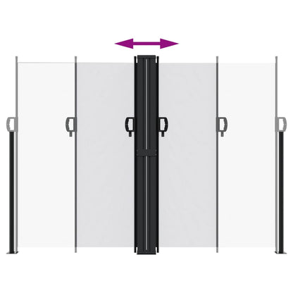 Tenda da Sole Laterale Retrattile Bianca 180x1200 cm