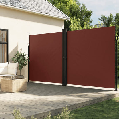 Tenda da Sole Laterale Retrattile Marrone 220x1200 cm