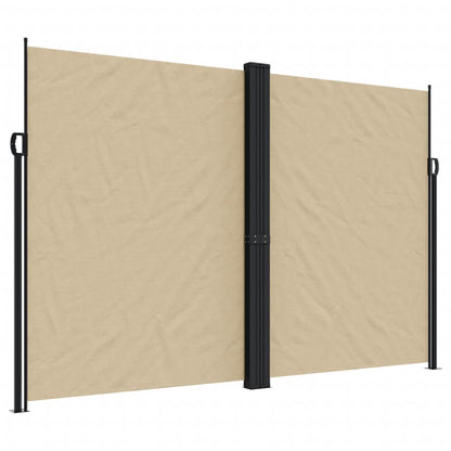 Tenda da Sole Laterale Retrattile Beige 220x1200 cm