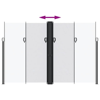 Tenda da Sole Laterale Retrattile Bianca 220x1200 cm