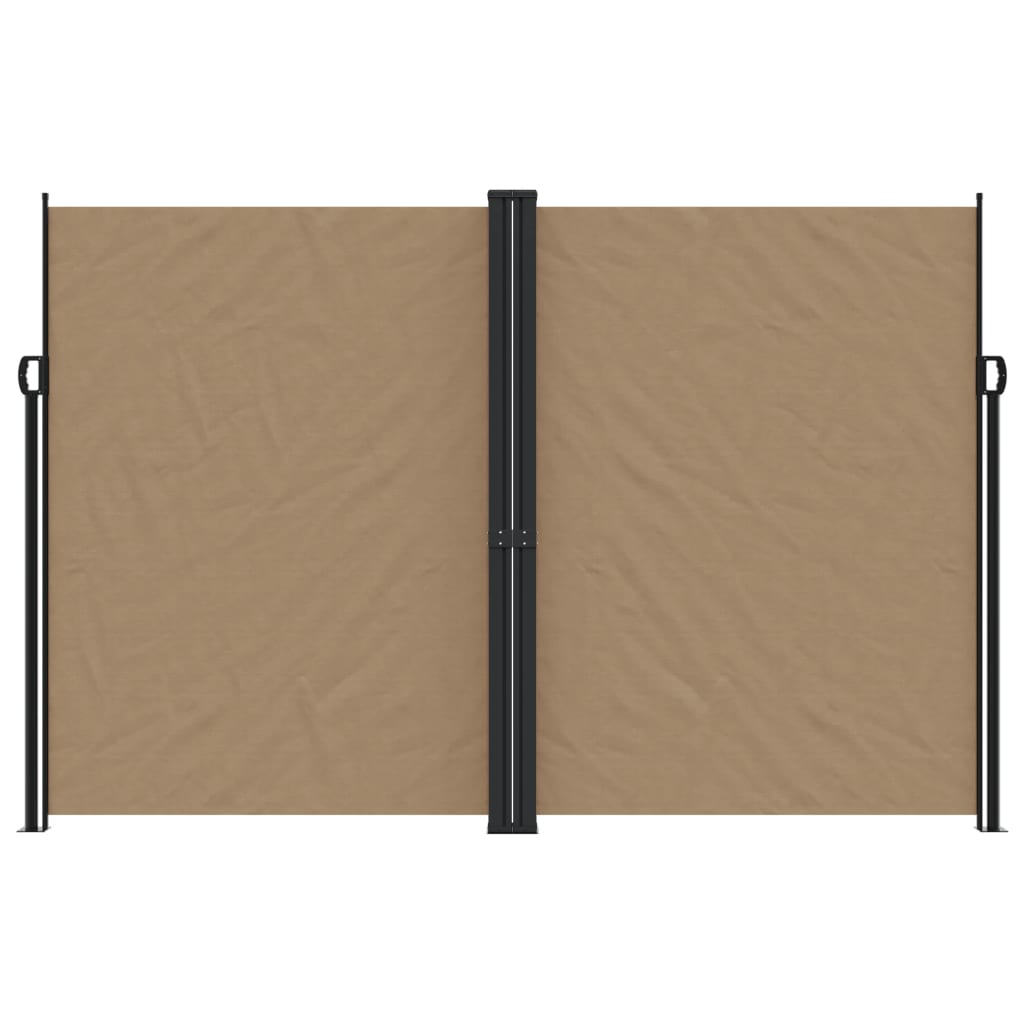 Tenda da Sole Laterale Retrattile Tortora 220x1200 cm