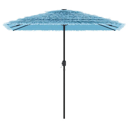 Ombrellone Giardino con Palo in Acciaio Blu 248x248x248 cm