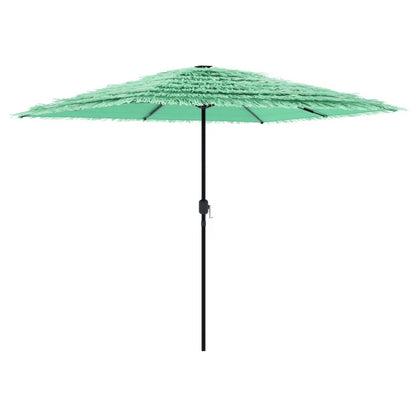 Ombrellone Giardino con Palo in Acciaio Verde 248x248x248 cm