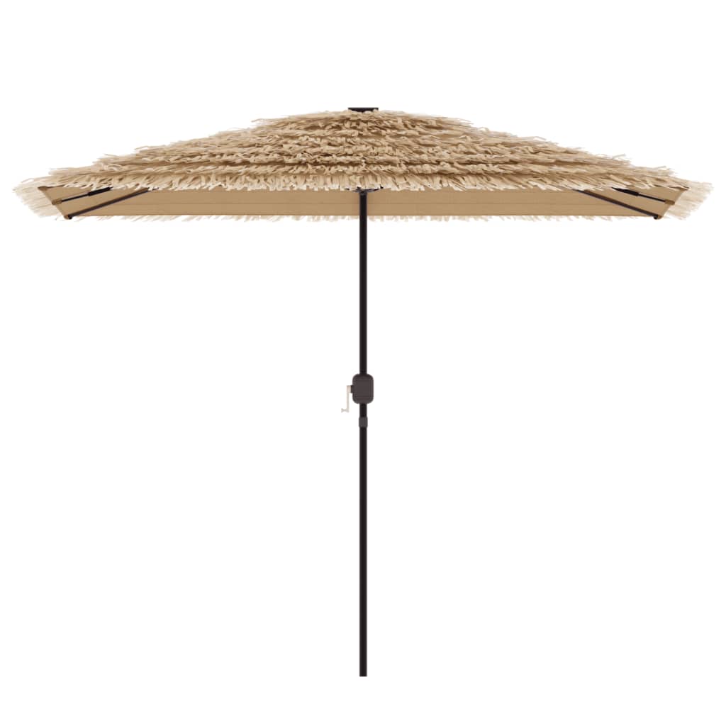 Ombrellone Giardino con Palo in Acciaio Marrone 300x200x250 cm