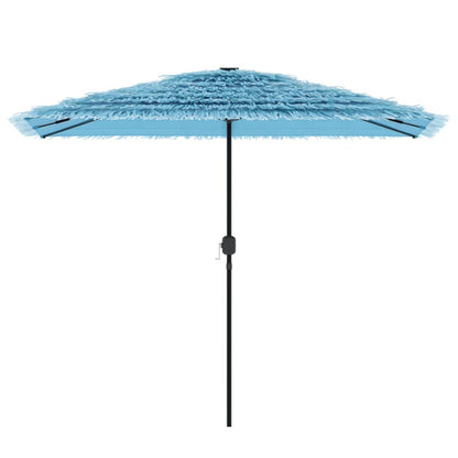 Ombrellone Giardino con Palo in Acciaio Blu 300x200x250 cm