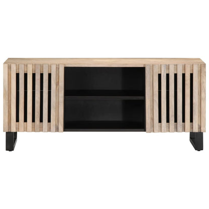 Mobile Porta TV 105x34x46 cm in Legno Massello di Mango