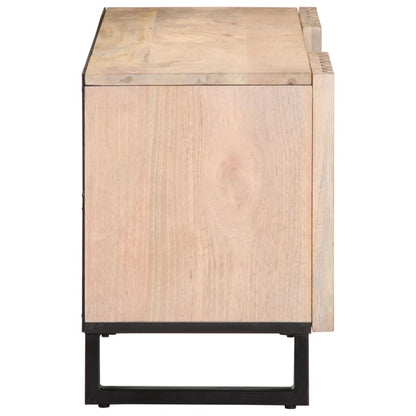 Mobile Porta TV 105x34x46 cm in Legno Massello di Mango
