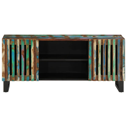 Mobile Porta TV 105x34x46 cm in Legno Massello di Acacia