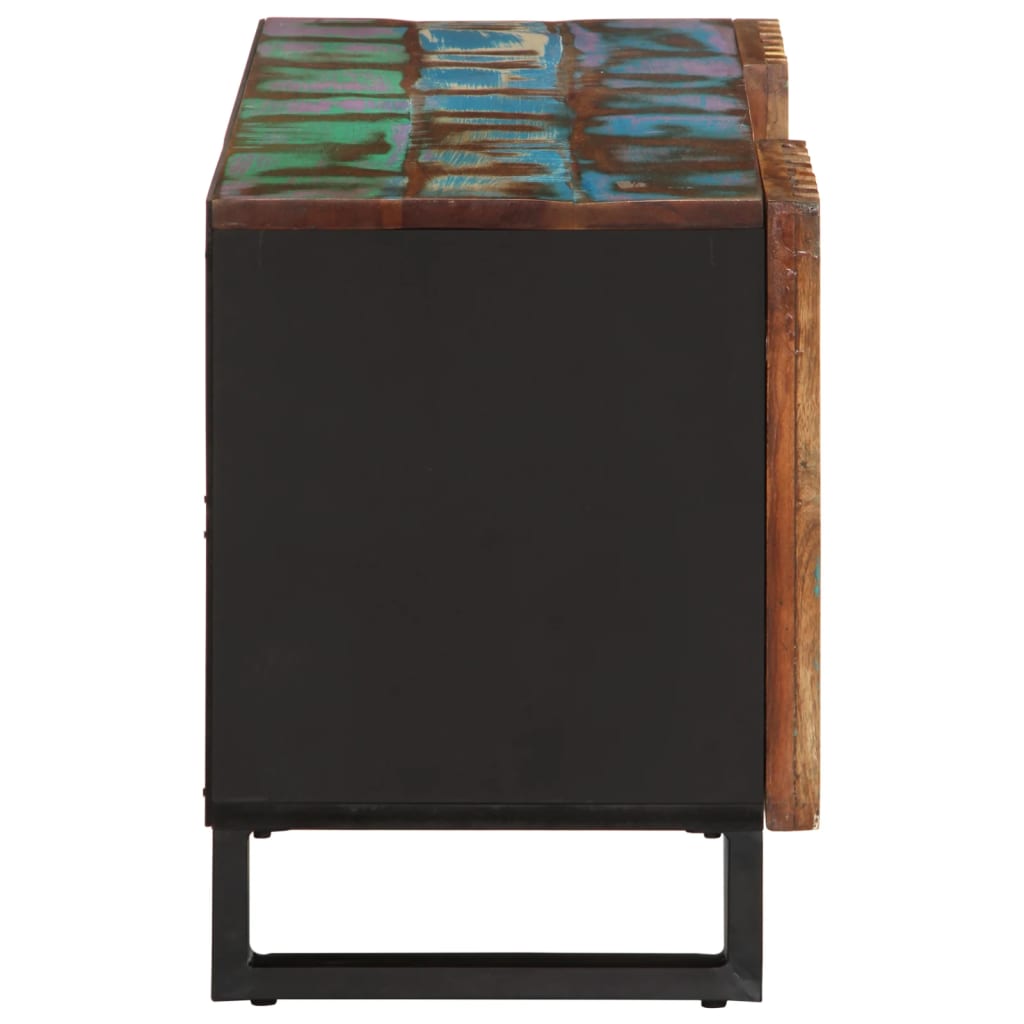 Mobile Porta TV 105x34x46 cm in Legno Massello di Acacia