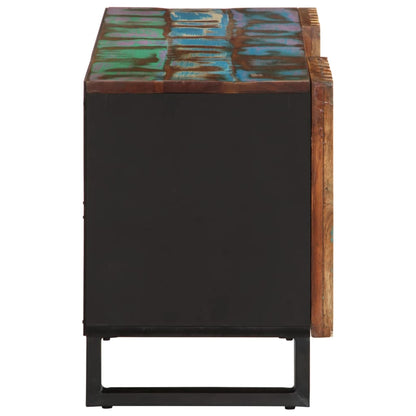 Mobile Porta TV 105x34x46 cm in Legno Massello di Acacia