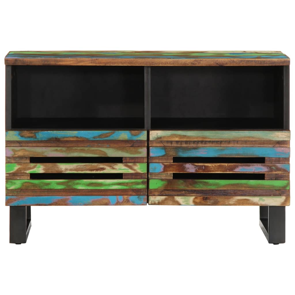 Mobile Porta TV 70x34x46 cm in Legno Massello di Acacia