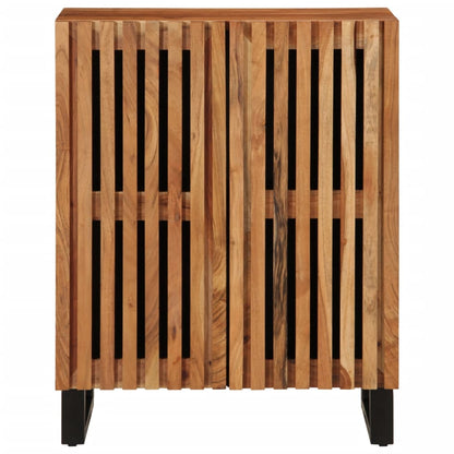Credenza 60x34x75 cm in Legno Massello di Acacia