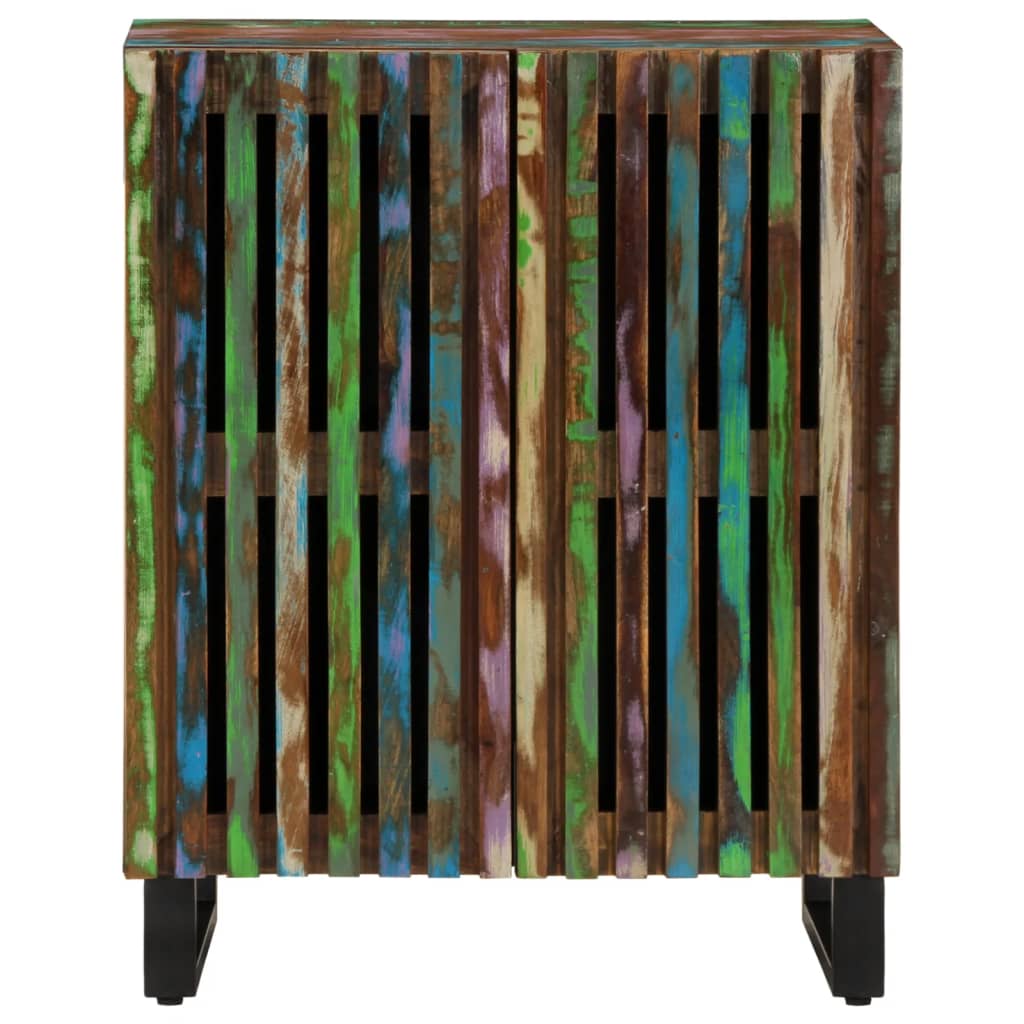 Credenza 60x34x75 cm in Legno Massello di Acacia