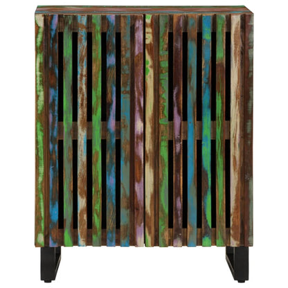 Credenza 60x34x75 cm in Legno Massello di Acacia