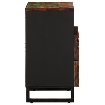 Comodino 50x34x62 cm in Legno Massello di Acacia