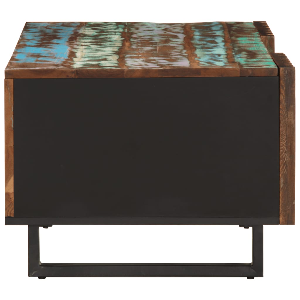 Tavolino da Salotto 100x55x40 cm in Legno Massello di Acacia