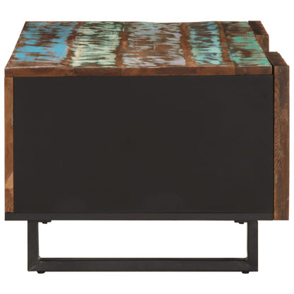 Tavolino da Salotto 100x55x40 cm in Legno Massello di Acacia