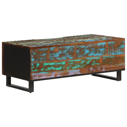 Tavolino da Salotto 100x55x40 cm in Legno Massello di Acacia