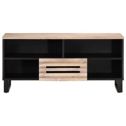 Mobile Porta TV 100x34x46 cm in Legno Massello di Mango