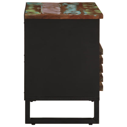 Mobile Porta TV 80x34x46 cm in Legno Massello di Acacia
